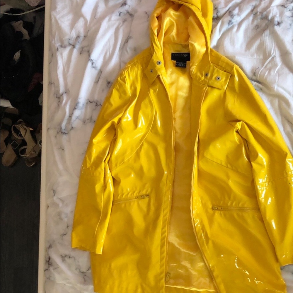 Bright Yellow Raincoat ♡